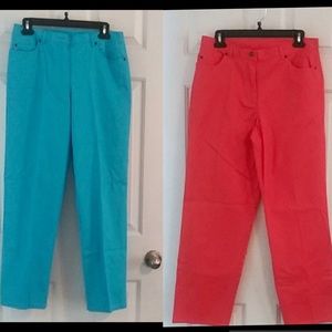 2 Pairs of Ruby Rd Casual Pants size 6